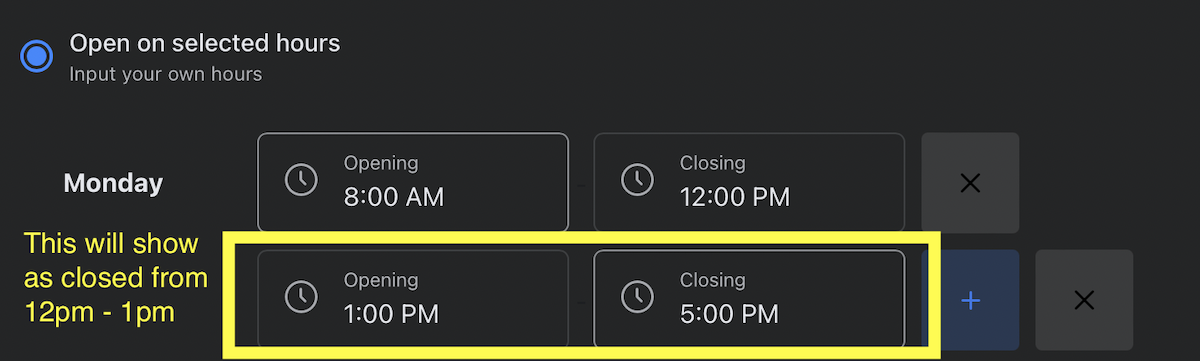 Step 3. Adjusting added times